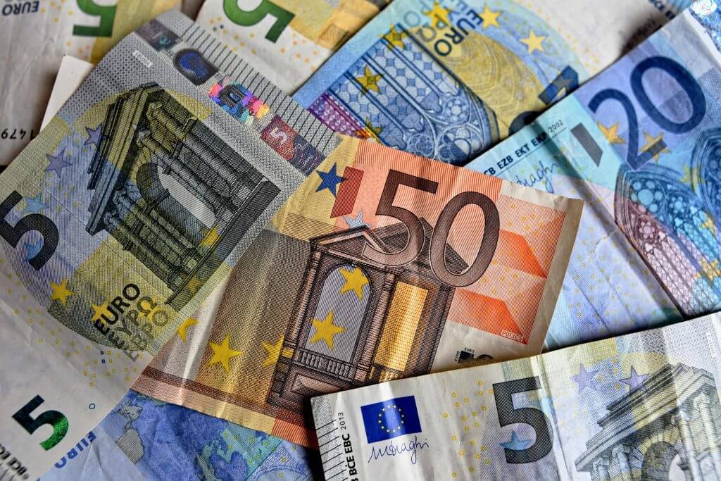 A picture of euro money laundering